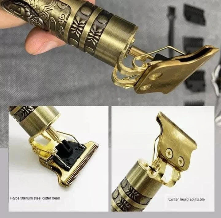 Tondeuse de Finition Métallique Professionnelle – Précision, Puissance et Style ✨